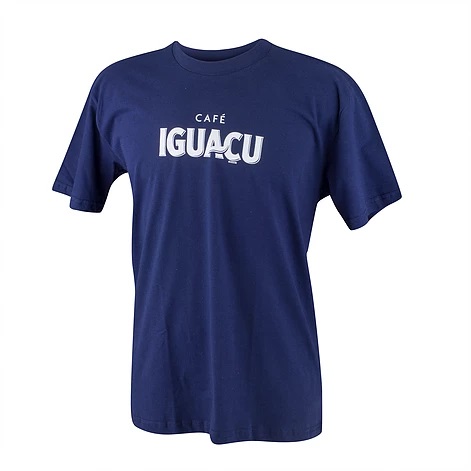 Camiseta Promocional Básica, Exclusiva, na Cor Azul Marinho, Personalizada com Silk Screen, Uniforme